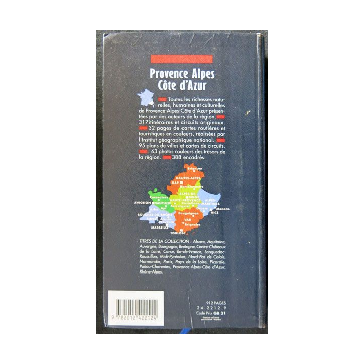 Guides Bleus : Provence Alpes Côte d'Azur des éditions Hachette