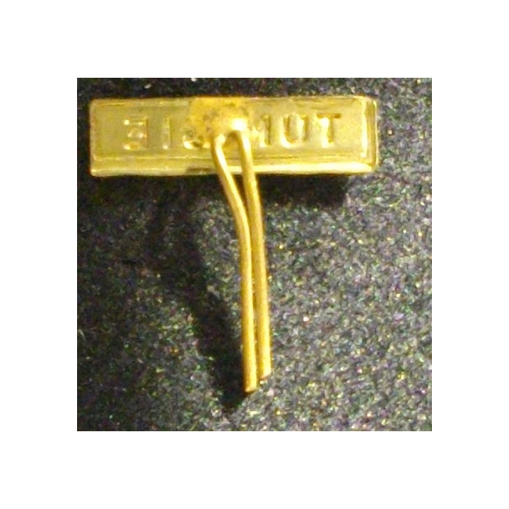 BARRETTE "TUNISIE" BRONZE POUR MÉDAILLE MINIATURE