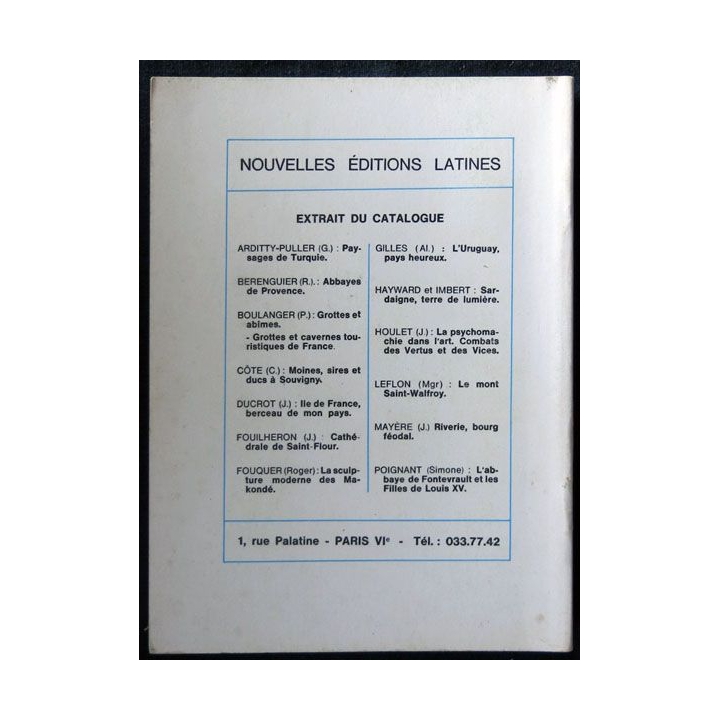 Les Baux écrit par Paul Pontus aux Nouvelles Editions Latines 1971