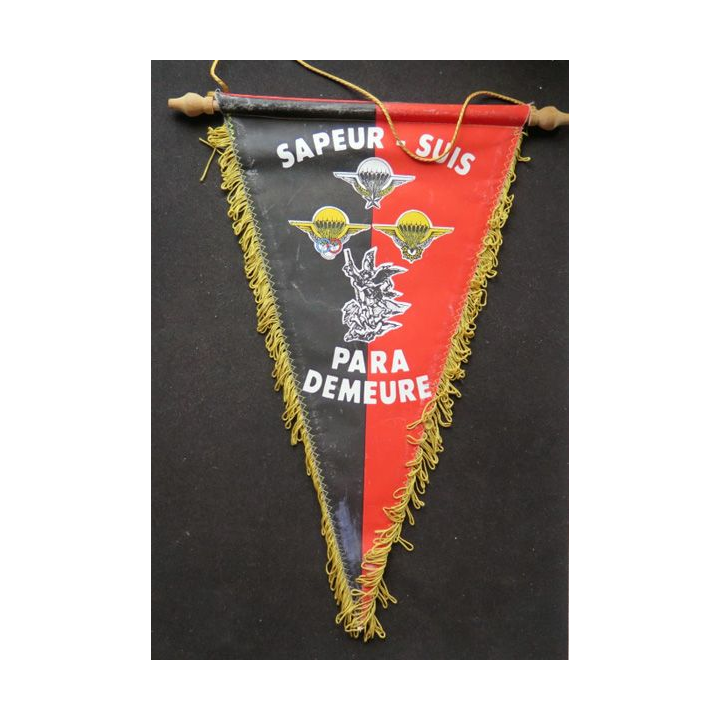17° RGP fanion régiment du génie parachutiste sapeur suis para demeure