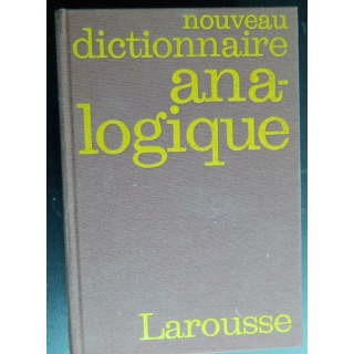 Nouveau dictionnaire analogique Larousse 1979