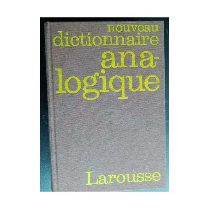 Nouveau dictionnaire analogique Larousse 1979