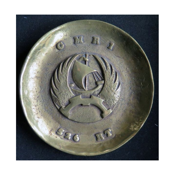 526° RT : Cendrier en bronze du GMRI du 526° régiment du train