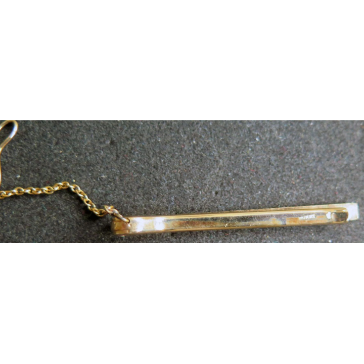 Pince à cravate Murat plaqué or de longueur 5 cm