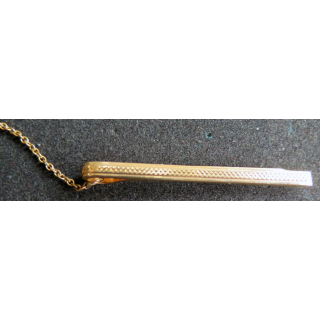 Pince à cravate Murat plaqué or de longueur 5 cm