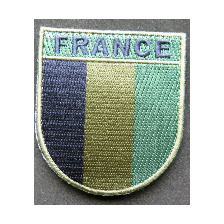 insigne de manche en tissu FRANCE basse visibilité sur scratch