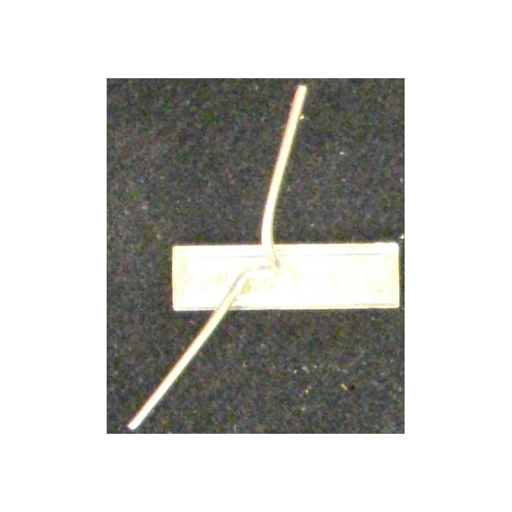 BARRETTE "ENGAGÉS VOLONTAIRES" ARGENTÉE  POUR MÉDAILLE MINIATURE