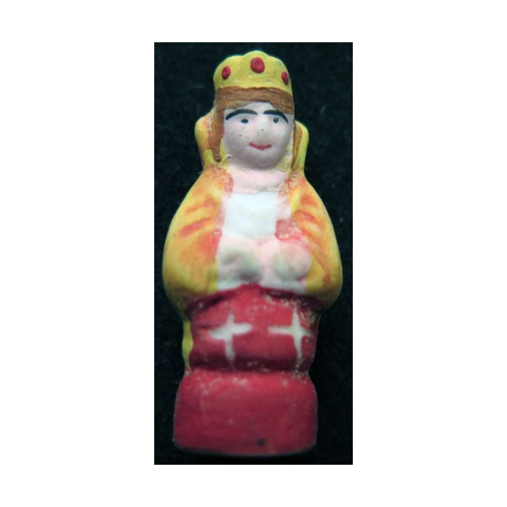 Fève personnage céramique