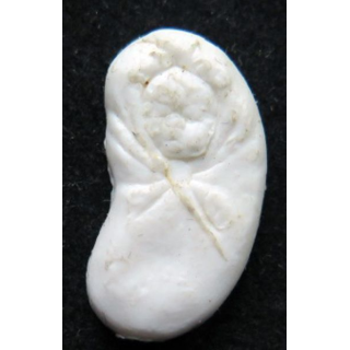 Fève bébé forme haricot en plastique