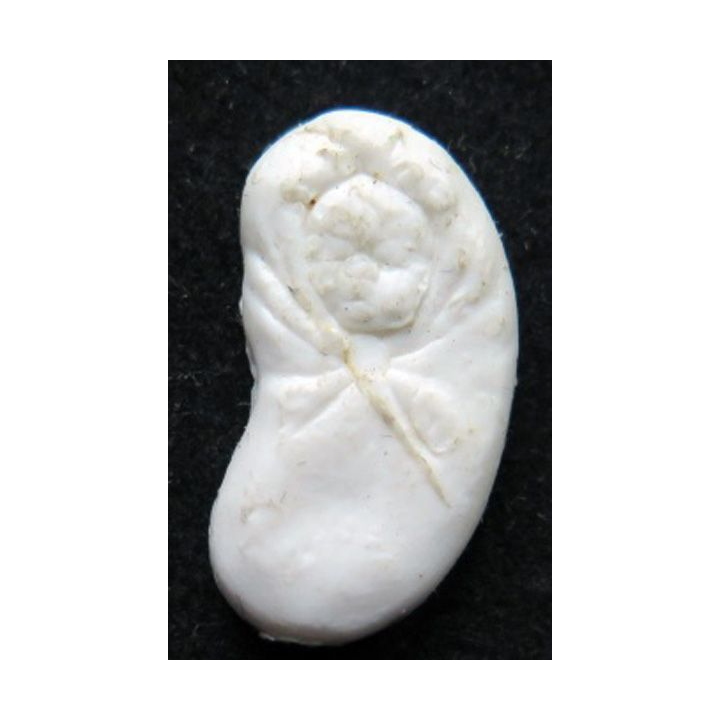 Fève bébé forme haricot en plastique
