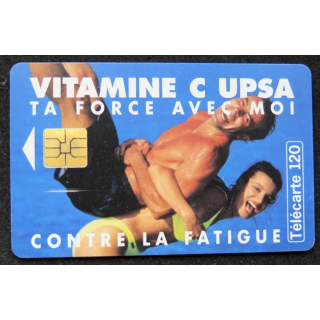 télécarte 120 unités Vitamine C UPSA ta force avec moi France télécom