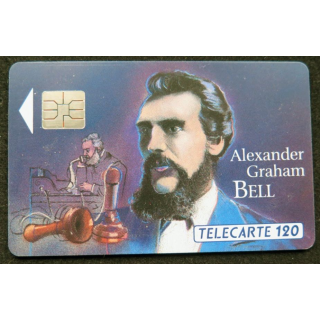 télécarte 120 unités Alexander Graham Bell France télécom