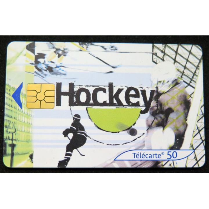 télécarte 50 unités Hockey France télécom