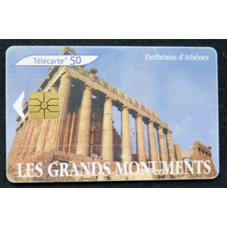 télécarte 50 unités France télécom Les Grands Monuments Panthéon d'Athènes