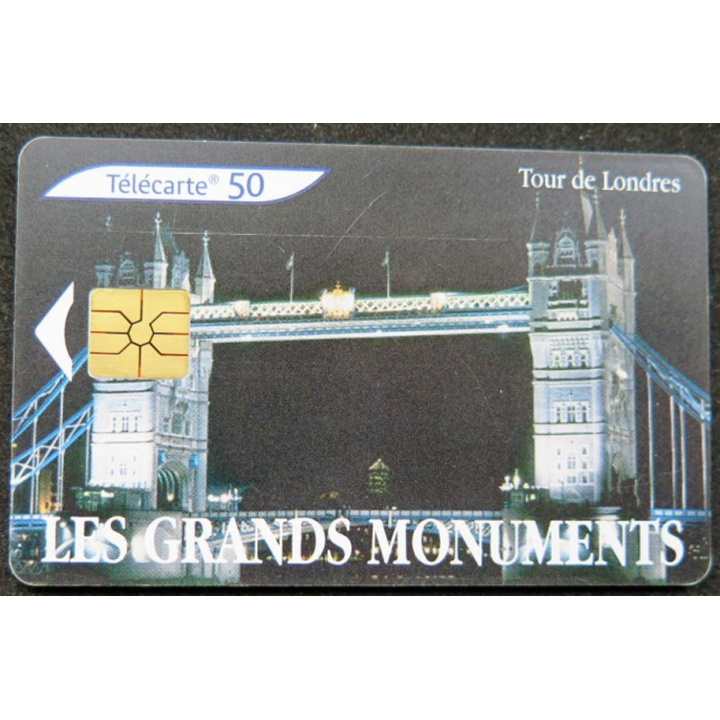 télécarte 50 unités France télécom Les Grands Monuments Tour de Londres