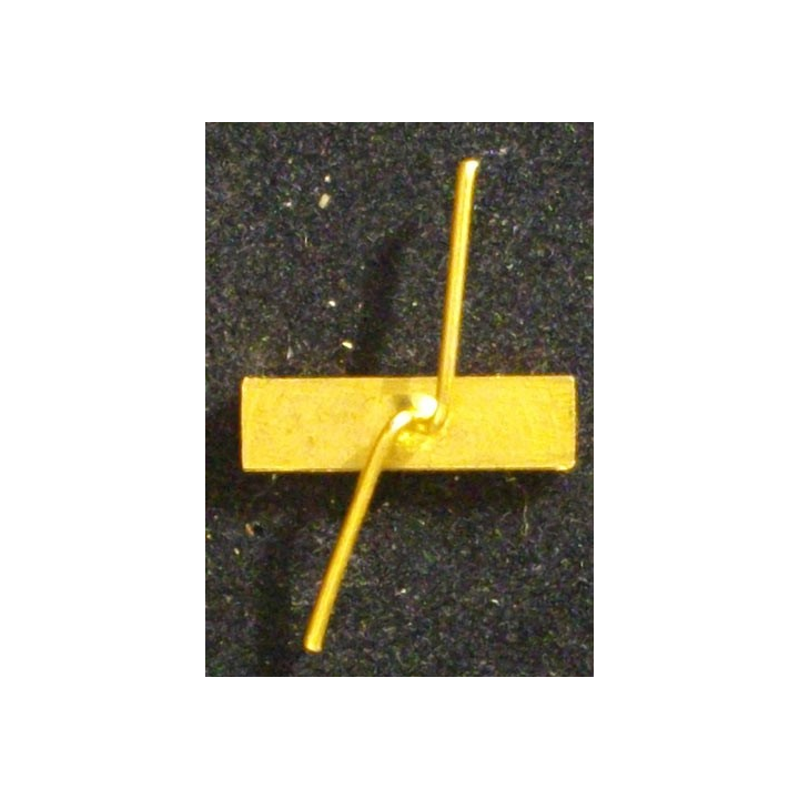 BARRETTE "ZAÏRE" DORÉE POUR MÉDAILLE MINIATURE