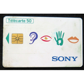 télécarte 50 unités France télécom Sony