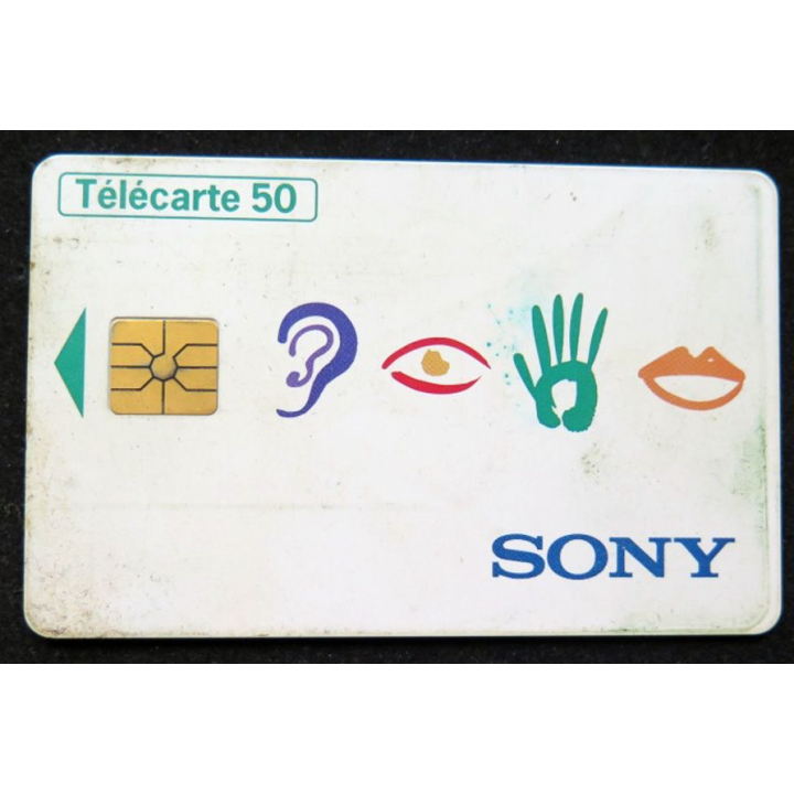télécarte 50 unités France télécom Sony