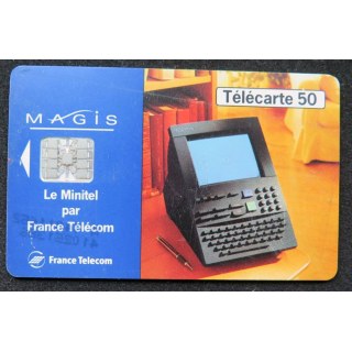 télécarte 50 unités Mais le Minitel par France télécom
