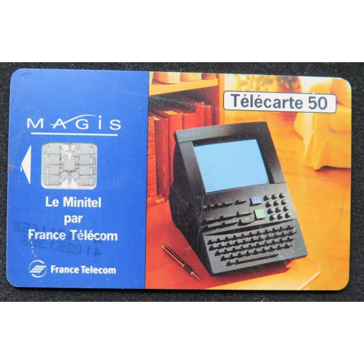 télécarte 50 unités Mais le Minitel par France télécom