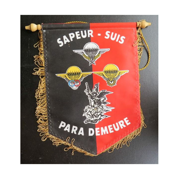 17° RGP fanion régiment du génie parachutiste sapeur suis para demeure