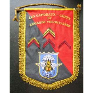 17° RGP : fanion des C/C et Engagés volontaires du 17° RGP du Bataillon logistique 25 x 18 cm
