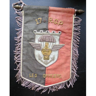 17° RGP fanion des officiers du 17° Régiment du génie parachutiste