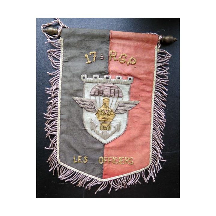 17° RGP fanion des officiers du 17° Régiment du génie parachutiste
