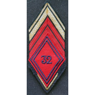 caporal chef engagé 1 barre ancienneté du 32° régiment d'artillerie