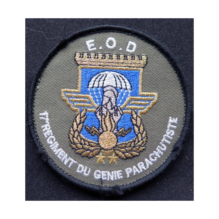 17° RGP : 17° Régiment du génie parachutiste EOD en tissu