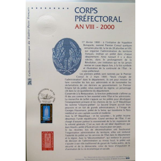 Document philatéliques officiels la poste Corps préfectoral An VIII 2000