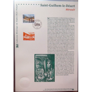 Document philatéliques officiels la poste Saint-Guilhem-le-Désert Hérault