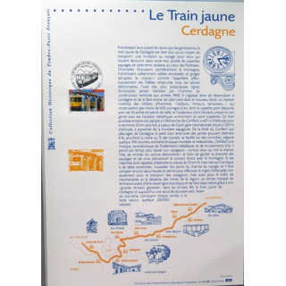 Document philatéliques officiels la poste Le Train Jaune Cerdagne