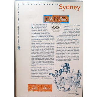 Document philatéliques officiels la poste Sydney