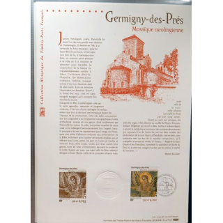 Document philatéliques Germigny-des-Prés Mosaïque carolingienne