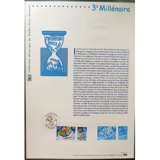 Document philatéliques officiels la poste 3° Millénaire