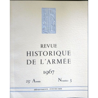 Revue historique de l'armée - 1967 - 23° année N° 3 insigne métallique Drago sur la couverture