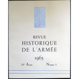 Revue historique de l'armée - 1967 - 23° année N° 3 insigne métallique Drago sur la couverture