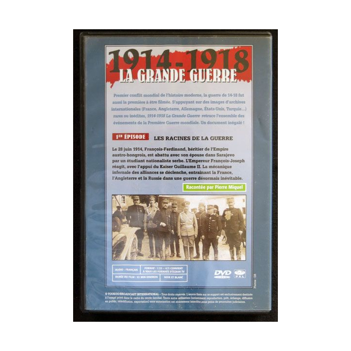 DVD : 1914 - 1918 La grande guerre N° 1. Les racines du mal