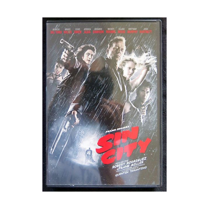 DVD : Sin City un film de Robert Rodriguez et Frank Miller avec Bruce Willis et Mickey Rourke