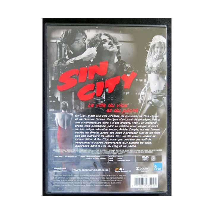DVD : Sin City un film de Robert Rodriguez et Frank Miller avec Bruce Willis et Mickey Rourke
