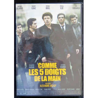 DVD : Comme les 5 doigts de la main un film de Alexandre Arcadyr avec Patrick Bruel, Vincent Elbaz, Pascal Elbé