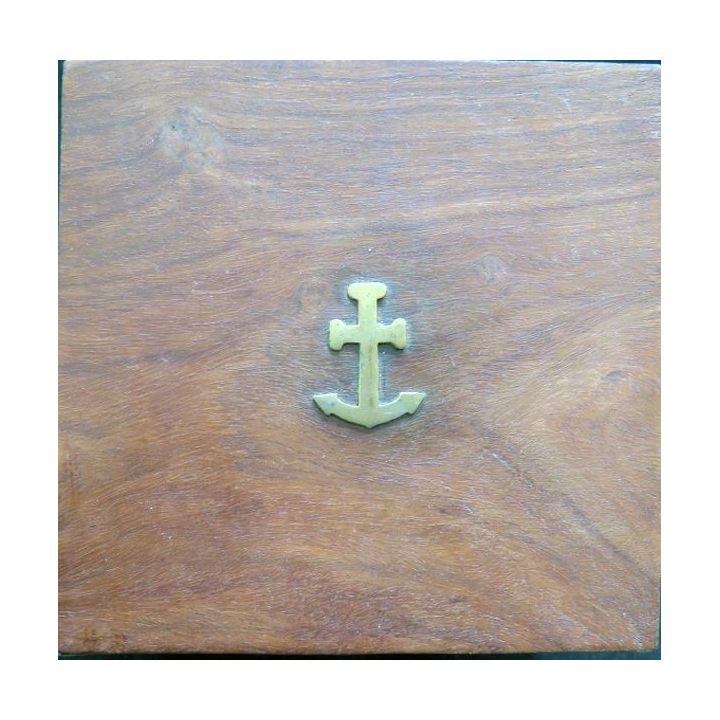 Compas marine C. Plath Hamburg dans sa boite en bois et laiton
