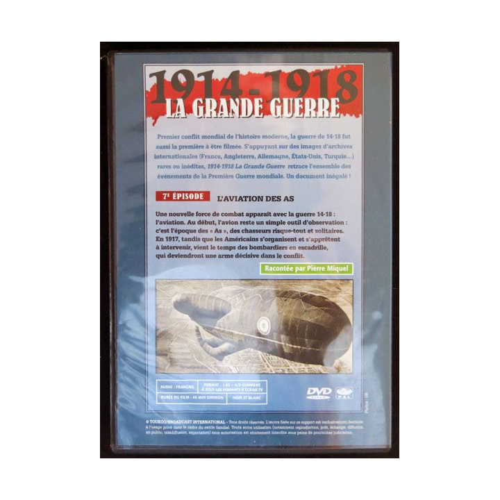DVD : 1914 - 1918 La grande guerre N° 7 L'aviation des As