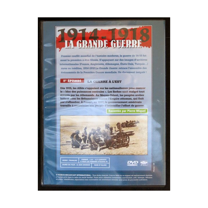 DVD : 1914 - 1918 La grande guerre N° 8 La guerre à l'Est