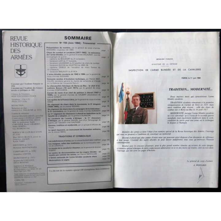 Revue Historique des armées N°2 1984 (N° 155 Juin 1984)
