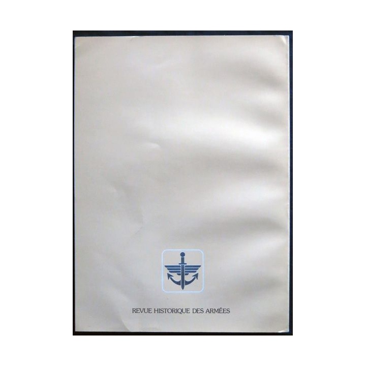 Revue Historique des armées N°3 1984 (N° 156 Octobre 1984)