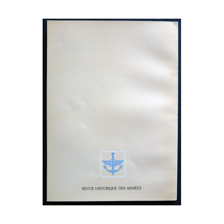 Revue Historique des armées N°1 1985 (N° 158 Mars 1985)