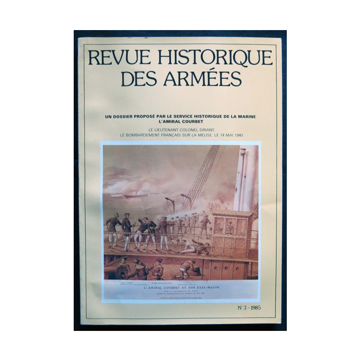 Revue Historique des armées N°3 1985 ( N° 160 Septembre 1985)