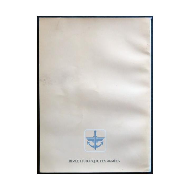 Revue Historique des armées N°3 1985 ( N° 160 Septembre 1985)